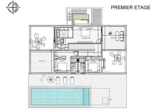 Villa sur plan a vendre Ourika